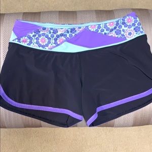 Lululemon running shorts size 8